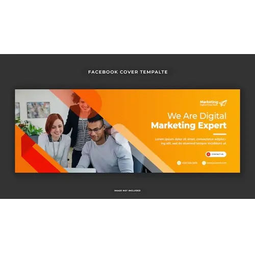 Agency modern facebook cover template