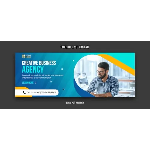 Agency modern facebook cover template