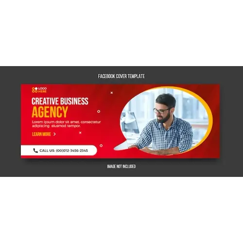 Agency modern facebook cover template