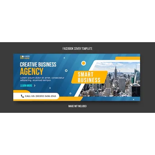 Agency modern facebook cover template