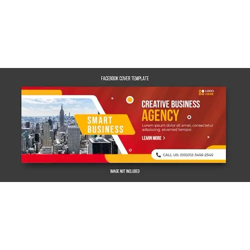 Agency modern facebook cover template