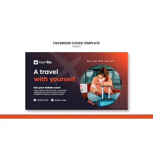 Airport business facebook cover
