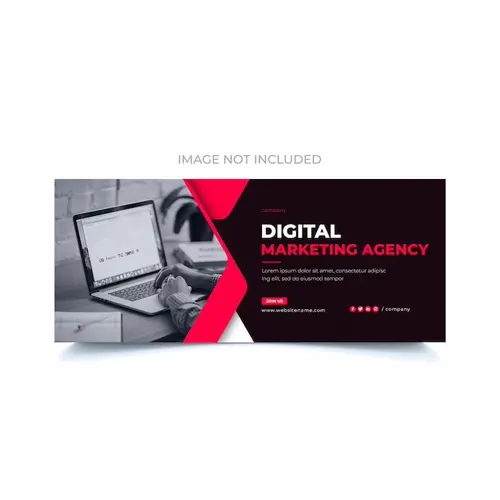 Banner design for facebook page cover photo digital marketing