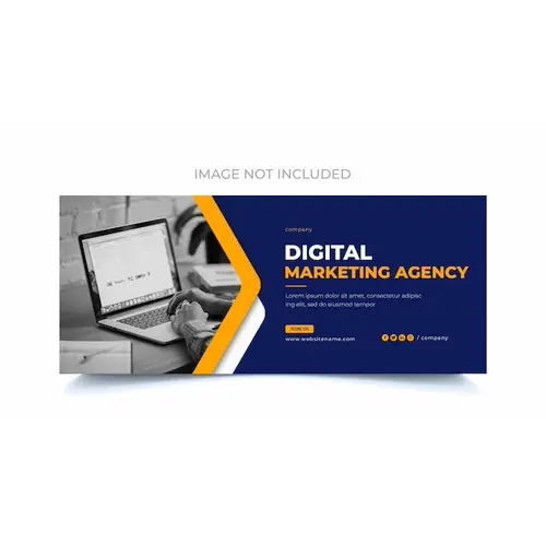 Banner design web and facebook page digital marketing