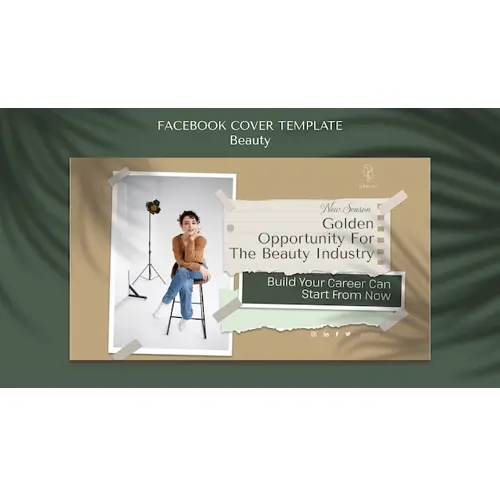 Beauty class facebook cover template