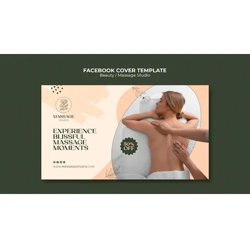 Beauty facebook cover template