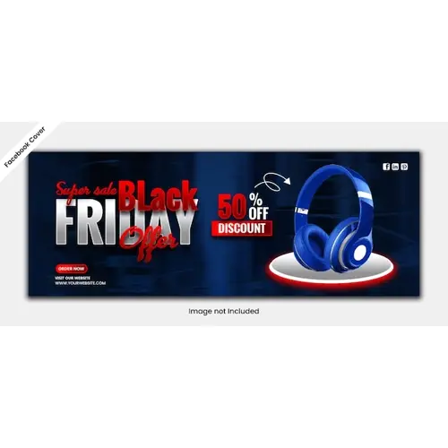 Black Friday facebook cover template