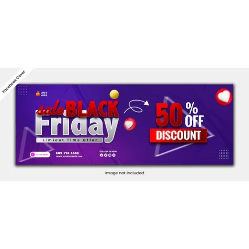Black Friday facebook cover template