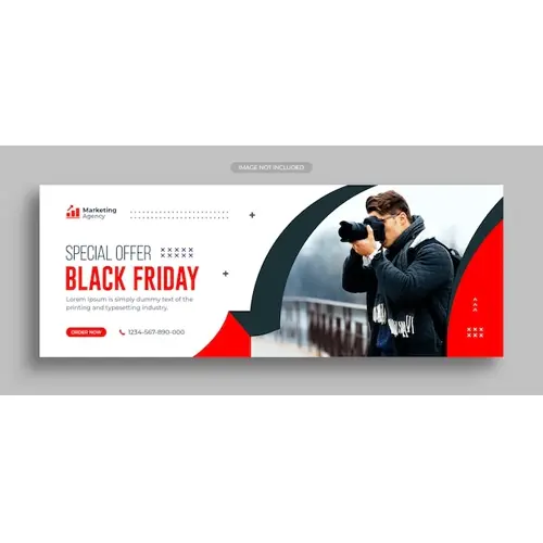 Black friday sale social media post instagram post web banner or facebook cover template
