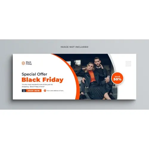 Black friday sale social media post instagram post web banner or facebook cover template