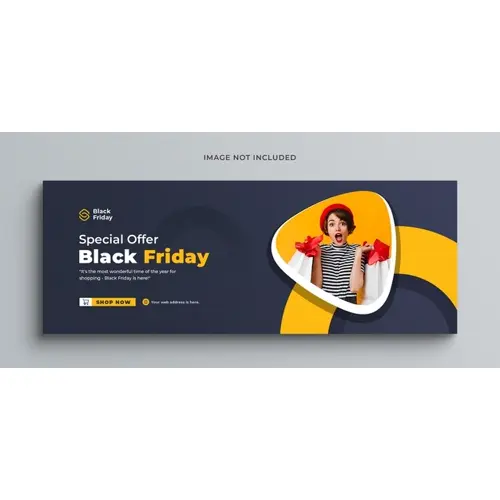 Black friday sale social media post instagram post web banner or facebook cover template