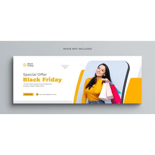 Black friday sale social media post instagram post web banner or facebook cover template