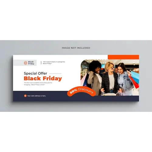 Black friday sale social media post instagram post web banner or facebook cover template
