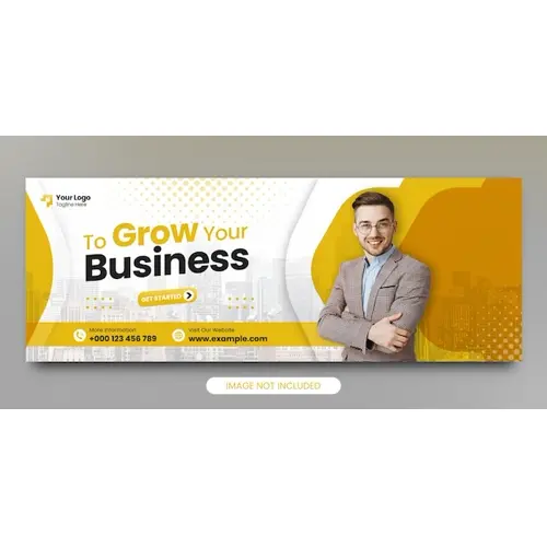 Business banner and facebook cover template