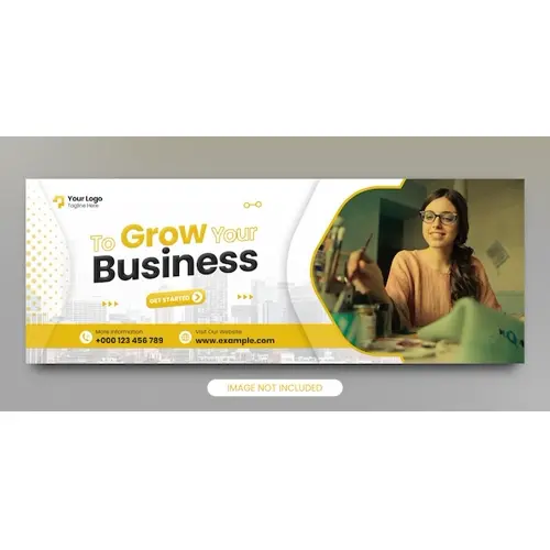 Business banner and facebook cover template