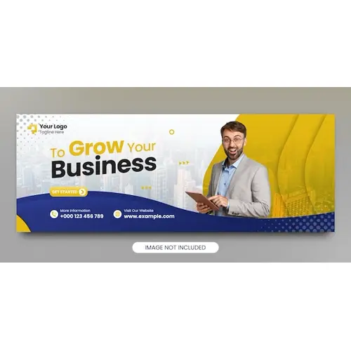 Business banner and facebook cover template