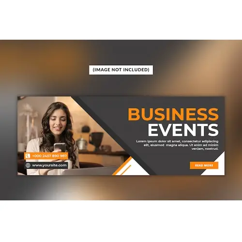 Business Events Facebook Cover Page Template