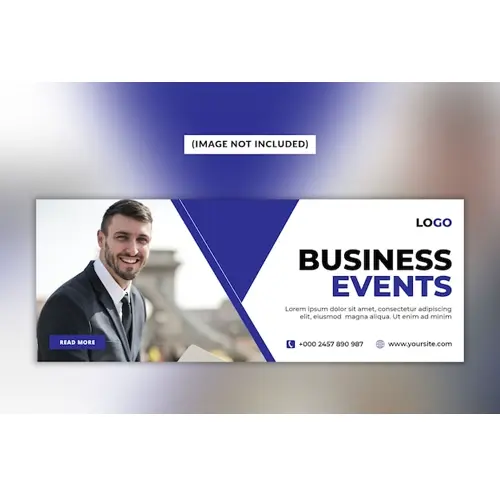 Business Events Facebook Cover Page Template