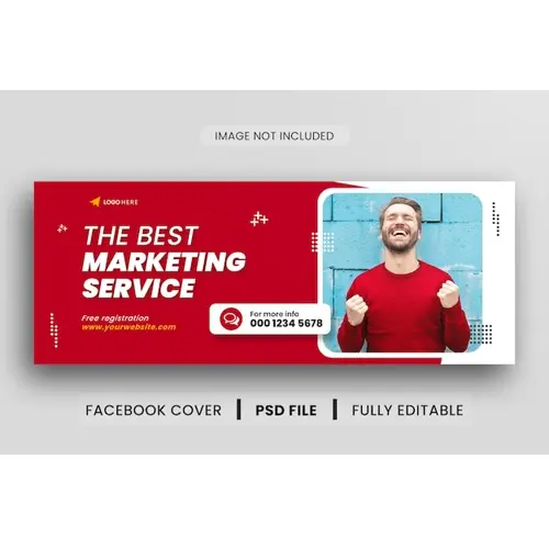 Business facebook cover banner template design