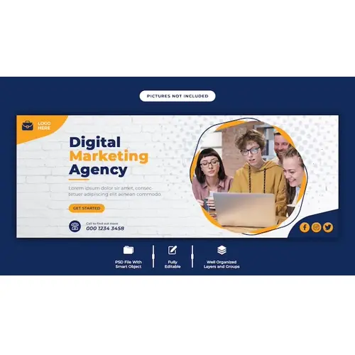 Business facebook cover banner template