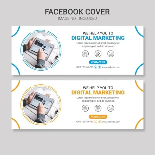 Business Facebook cover design template