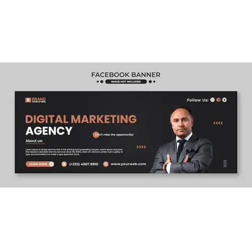 Business facebook cover and linkedIn cover template