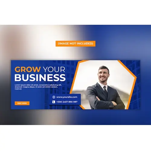 Business Facebook cover page Template Psd