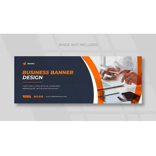 Business Facebook cover and panoramic banner template