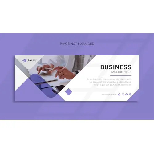 Business Facebook cover and web banner template