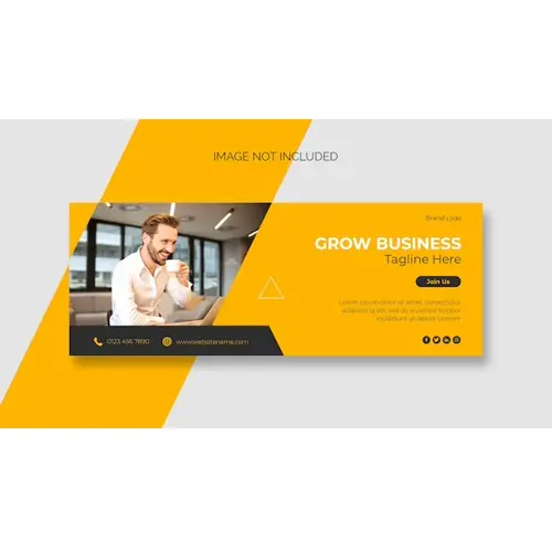 Business facebook cover and web banner template