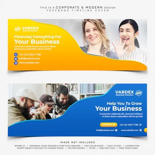 Business facebook timeline cover banner