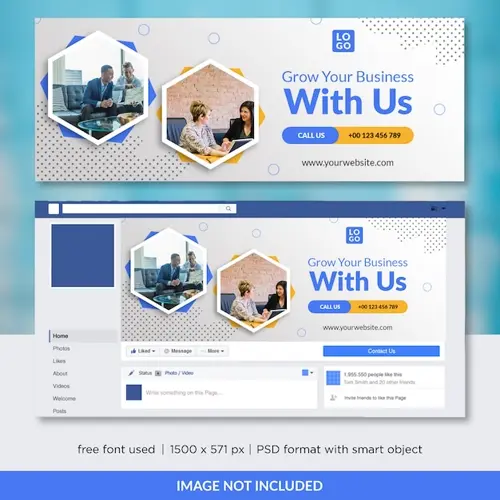 Business facebook timeline cover template