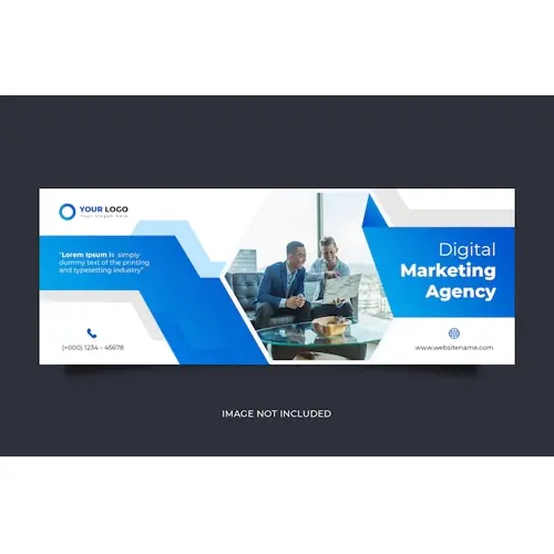 Business Facebook timeline cover template