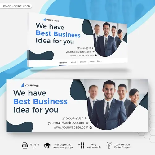 Business marketing facebook social cover
