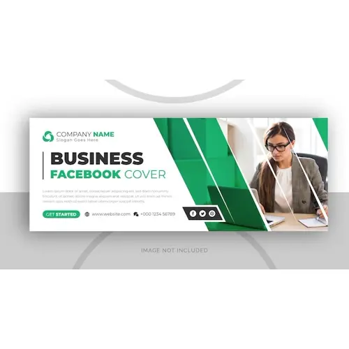 Business promotion and corporate facebook cover template