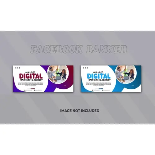 Business promotion and corporate Facebook cover template