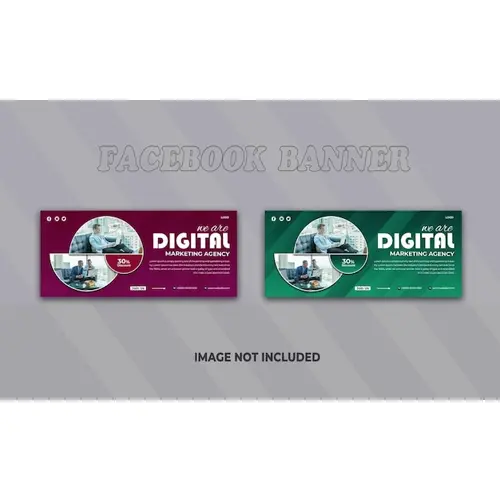 Business promotion and corporate Facebook cover template