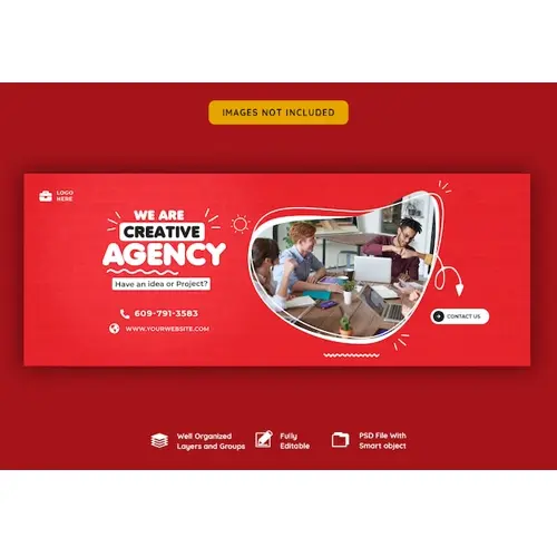 Business promotion and creative facebook cover template