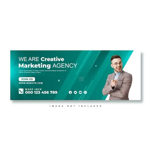 Business promotion and creative marketing agency facebook cover