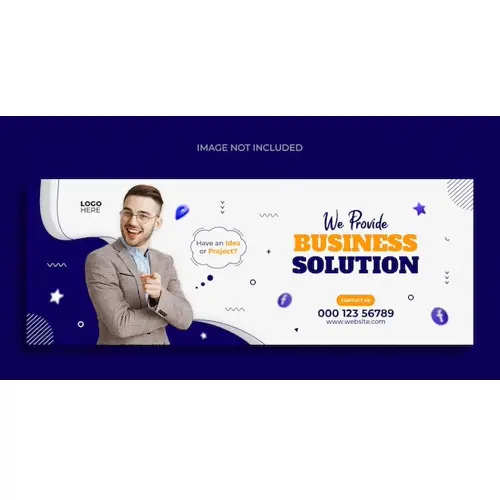Business promotion social media web banner flyer and Facebook cover design template