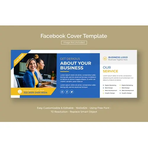 Business promotional marketing facebook cover