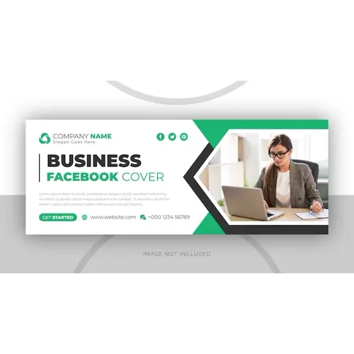 Business social media facebook cover banner template