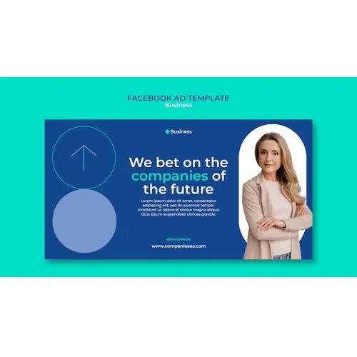 Business strategy facebook template