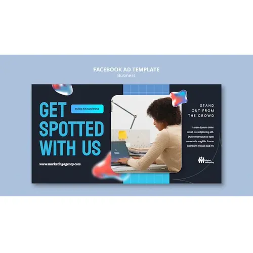 Business strategy facebook template