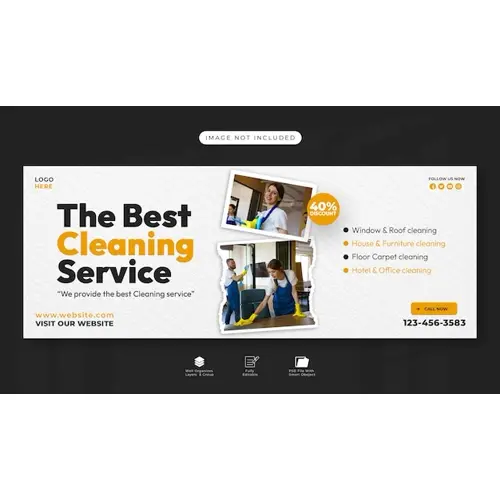 Cleaning social media banner cleaning services facebook cover or banner