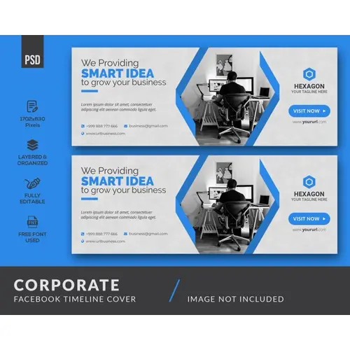 Close up on Corporate Facebook Cover