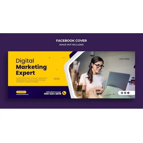 Corporate business agency Facebook cover and web banner template