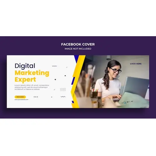 Corporate business agency Facebook cover and web banner template