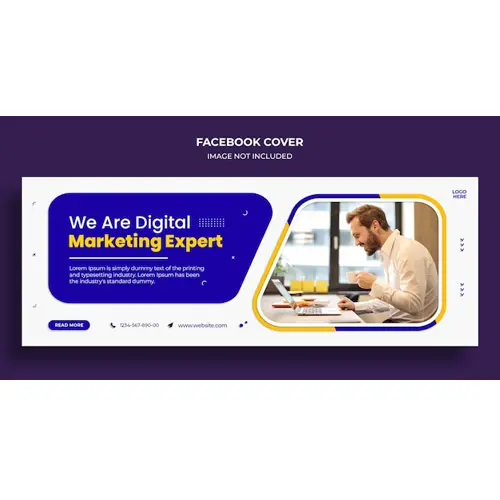 Corporate business agency Facebook cover and web banner template