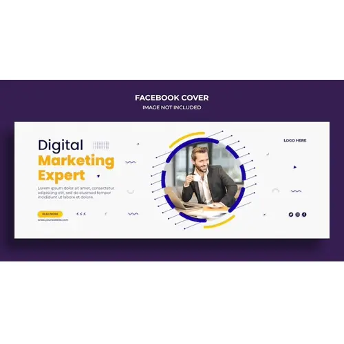 Corporate business agency Facebook cover and web banner template